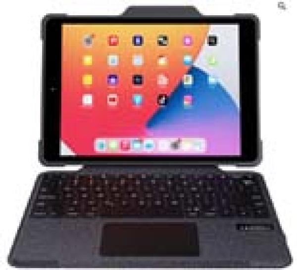 DEQSTER RUGGED TOUCH TASTATUR FOLIO 10.2 Zoll (7./ 8./ 9. GEN.)